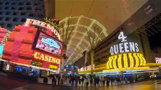 Las Vegas - Fremont Street Experience (Fremont, 4 Queens, Golden Nugget, Binion&#39;s Horseshoe)