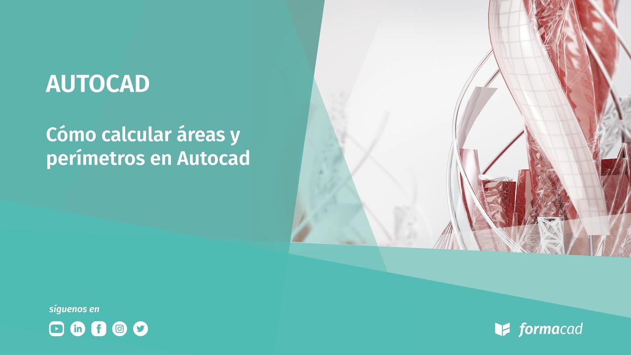 Cómo calcular áreas y perímetros en Autocad - YouTube