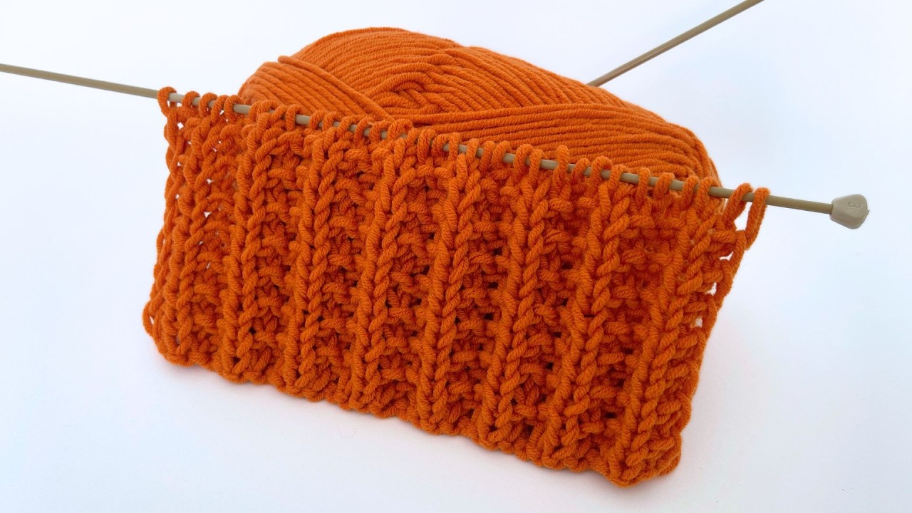 ПРОСТОЕ ВЯЗАНИЕ ДЛЯ ШАРФОВ, ОДЕЯЛ, СВИТЕРОВ, БАТОВ @TricôArtedeAmar