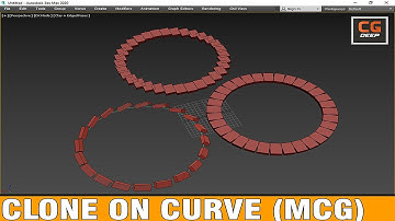 Object Align Along Path and Direction in 3ds Max 2020 With Latest Modifier | CG Deep | Tutorials