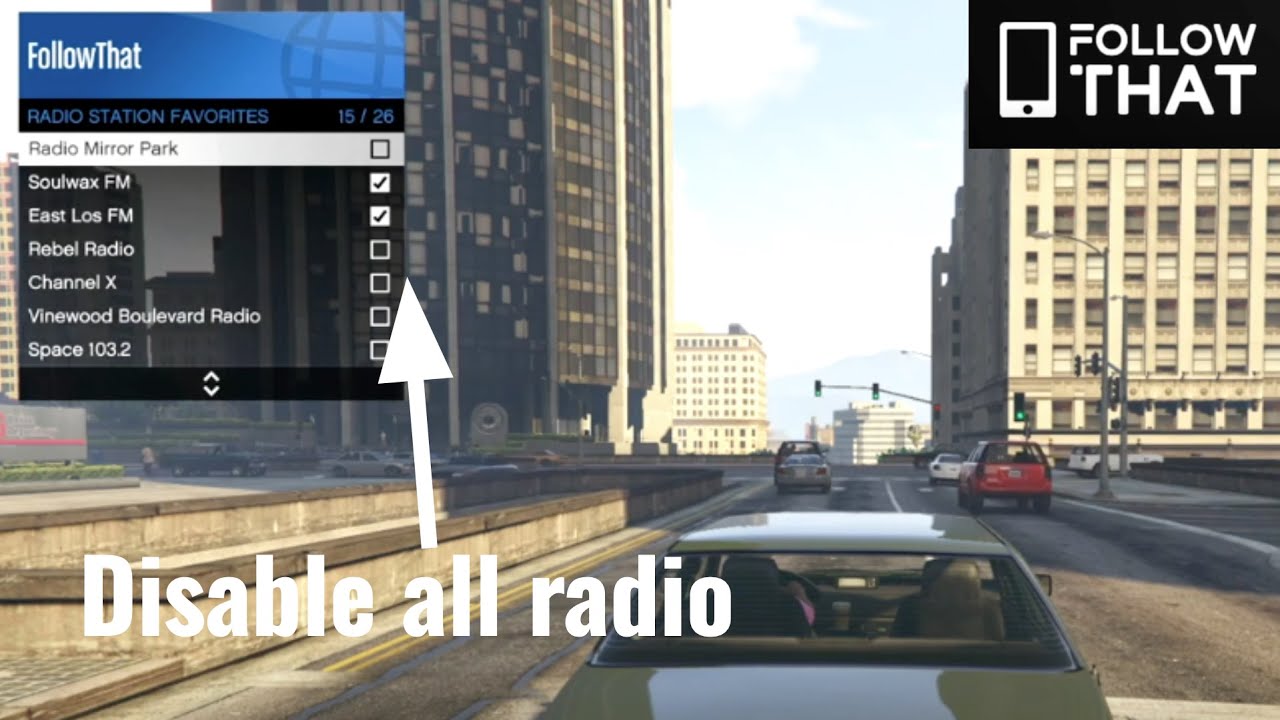 How To Switch Off The Radio Permanently In GTA Online YouTube 