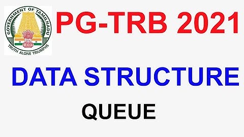 TRB  Computer Instructor Data Structure  QUEUE | VIBRANT ONLINE ACADEMY