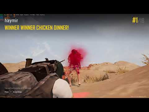 KARAKIN! THE CHICKEN DINNER - PUBG PC GAMEPLAY