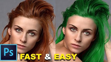 How to Change Hair to Any Colors in Photoshop ( Easy Tutorial)