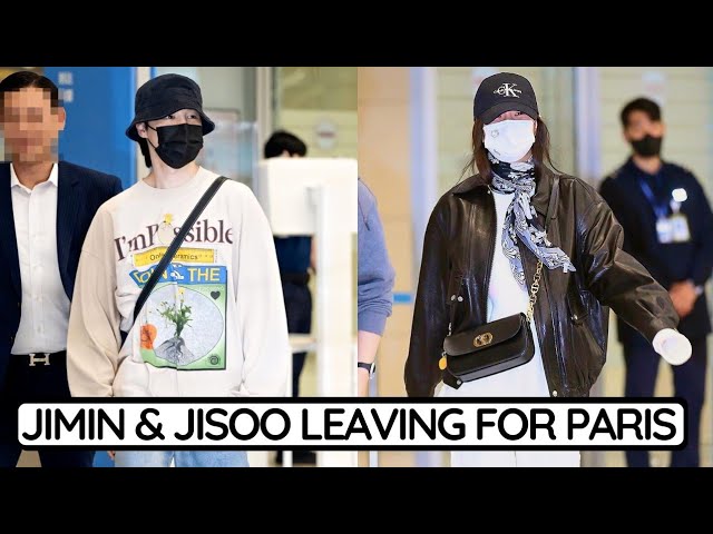 🔴 [LIVE] Jimin & Jisoo Leaving Together for Paris to Attend Dior