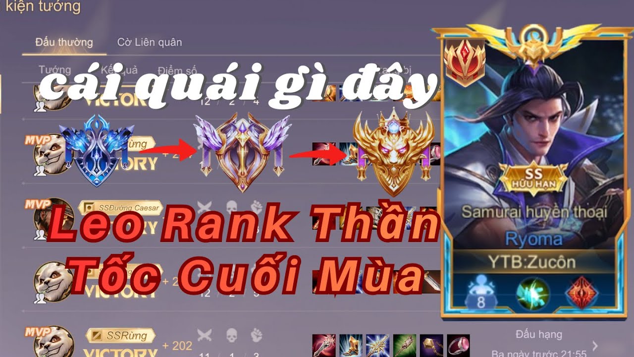 Một Ngày Leo Rank Thần Tốc Thẳng Tiến Từ Kim Cương Lên Đại Cao Thủ Tỉ Lệ Thắng 90%