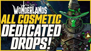 Where To Get ALL Head Cosmetics! Dedicated Drops Guide // Tiny Tina