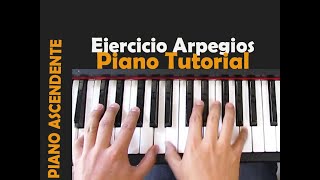 ejercicios de ARPEGIOS -  TUTORIAL PIANO chords