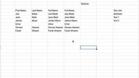 Excel & Google Sheets TEXTJOIN Function: Combine Text with Any Delimiter