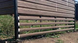 ЕВРОШТАКЕТНИК , ЧЕМ КРЕПИТЬ?