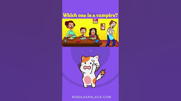 Which One is a Vampire? 🧛‍♂️ | Can You Solve It?