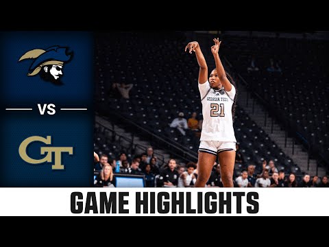 Charleston Southern. vs. Georgia Tech Game Highlights | 2025 ACC Women's Basketball