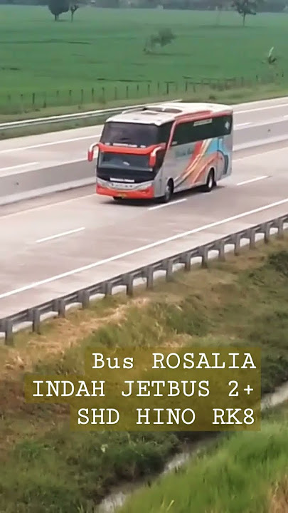 BUS ROSALIA INDAH JETBUS 2  SHD HINO RK8‼️#shorts #busmania #huntingbus #rosaliaindah #hino