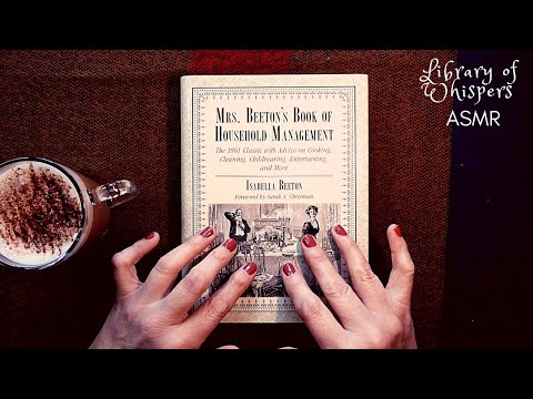 ASMR | Victorian Etiquette for the Lady of the House! Mrs Beeton Whispered reading at Coffee Time!