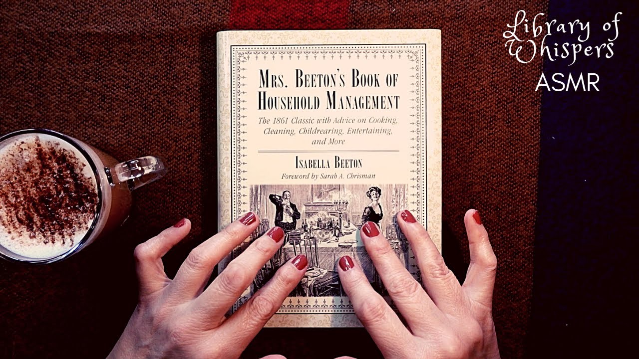 ASMR | Victorian Etiquette for the Lady of the House! Mrs Beeton Whispered reading at Coffee Time!