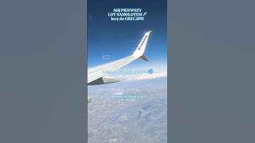 Thumbnail of Mój PIERWSZY LOT SAMOLOTEM✈️🌀🐾 do GRECJI🇬🇷 #samolot #widoki #like #shorts