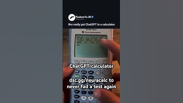 TI 84 calculator with AI