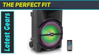 Pyle PPHP1544B Wireless Portable PA Speaker System Review and Demo