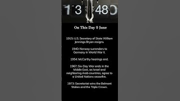 On This Day 9 June