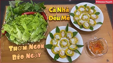 #39 Bánh Khọt Nhân Tôm nước cốt Dừa - món ăn dân gian Việt Nam | Princess Huynh
