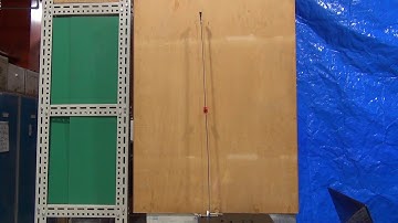 Free vibration of 2DOF cantilever and masses (the 1st mode vibration)