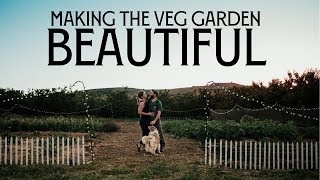 Making The Vegetable Garden BEAUTIFUL! | Homestead Market Garden