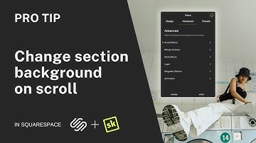Change Image, Text or Background Color on Scroll in Squarespace
