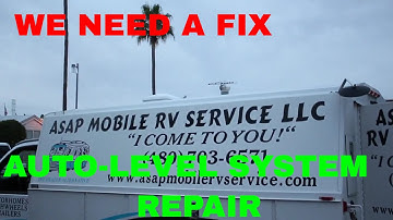 Fixing the Auto- Leveling System...Jack replacement