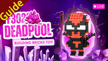 [Guide] F3022 Deadpool Toy Build 🧱 | Step-by-Step Bricks Figure Tutorial
