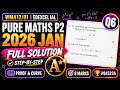 WMA12/01 | P2 Jan 2026 | Q6 Explained Step-by-Step | P84523A | Edexcel Pure Math | IAL Maths