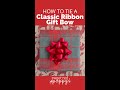 How to Make a Classic Gift Bow