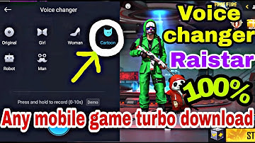 Game turbo voice changer download kaise kare || how to download game turbo voice changer free fire