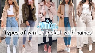 Different types of jacket with names for girls women/Winter jacket for girls women with names/Winter screenshot 1