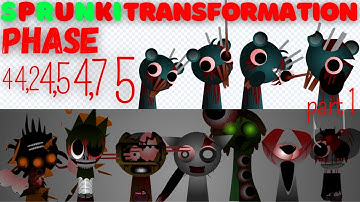 How to make Animation in Scratch? Transformation Sprunki Phase4 | 4,2 | 4,5 | 4,7 | 5:Incredibox P1