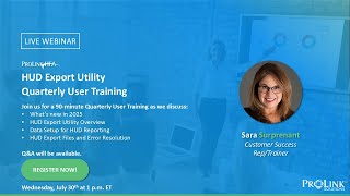 Datos Quarterly User Training 2025 - HUD Export Utility Noticias