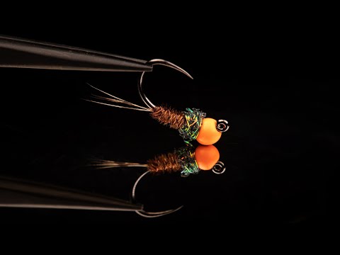 EASY Hot Spot Pheasant Tail Nymph - Tie and fish the BEST jig nymph! 
