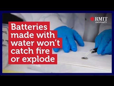 New water batteries stay cool under pressure | RMIT University