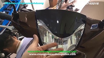Chế công tắc Passing cho xe Future 2018 đèn led, Winner 150 gắn khóa Smart Key cực đẹp luôn