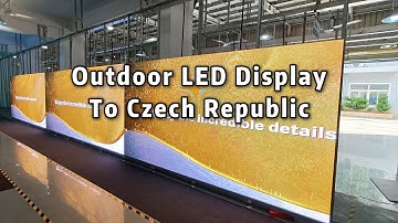 28PCS EA1000F1 P3.91 outdoor LED displays for Czech Republic | EagerLED LED Display Aging Test