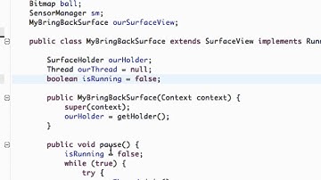 Android Application Development Tutorial - 128 - Finishing Accelerometer and unregistering