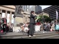Impromptu Rap News performance at the Free Julian Assange Rally in Melbourne on 10 Dec. 2010