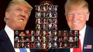 Mortal Kombat 9 - DONALD TRUMP (USA) MOD - Expert Arcade Ladder - Gameplay @ (1080p) - 60ᶠᵖˢ ✔