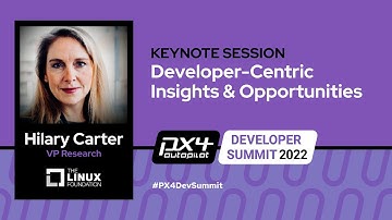 Keynote: Developer-Centric Insights & Opportunities, Hilary Carter, VP Research The Linux Foundation