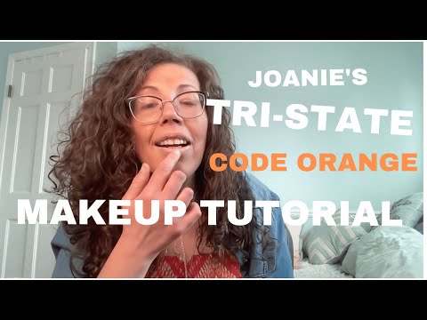 JOANIE'S CODE ORANGE TRI-STATE MAKEUP TUTORIAL