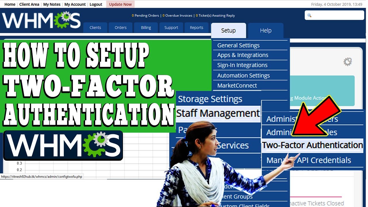 HOW TO SETUP TWO FACTOR AUTHENTICATION IN WHMCS? [STEP BY STEP]☑️ - YouTube