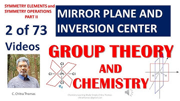 2 GROUP THEORY AND CHEMISTRY - SYMMETRY ELEMENTS AND SYMMETRY OPERATIONS (PART II)