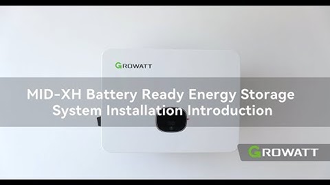 Installation Introduction: MID XH Battery-Ready Energy Storage System