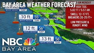 Bay Area Forecast: Rain, Wind & Flood Advisory Monday