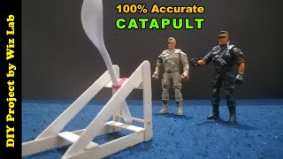 How to Make an Accurate Catapult at Home | 100% Accurate Catapult | DIY Project by Wiz Lab