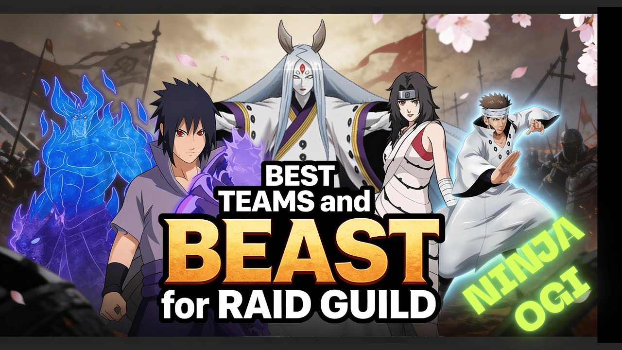 TEAM dan BEAST terbaik untuk RAID GUILD | NINJA OGI